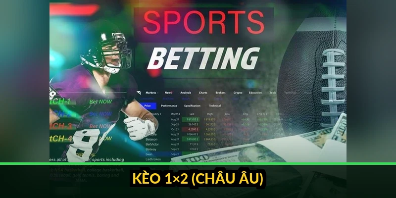 Sơ đồ ba loại kèo nhà cái: kèo chấp, tài xỉu, 1x2