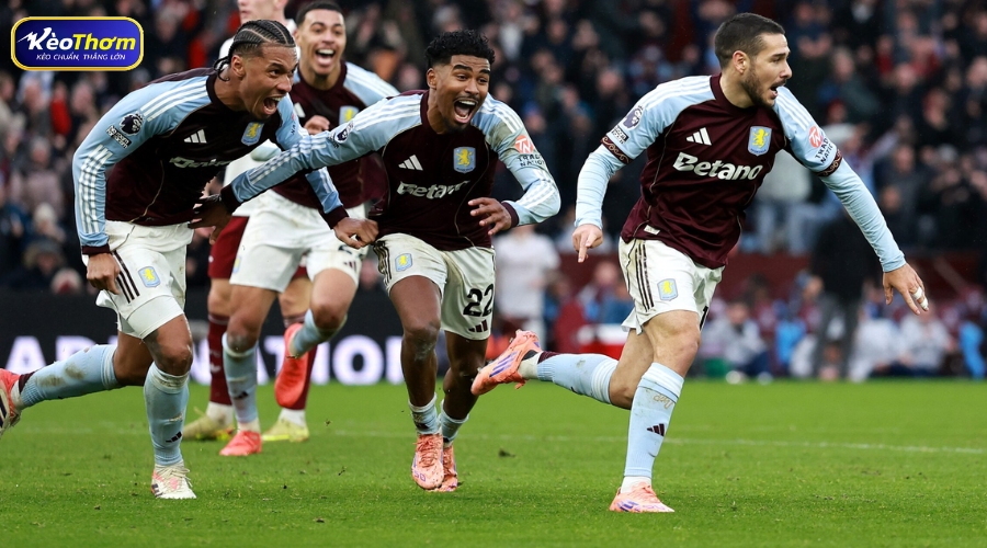 Diễn biến 5 trận gần nhất Aston Villa gặp Arsenal