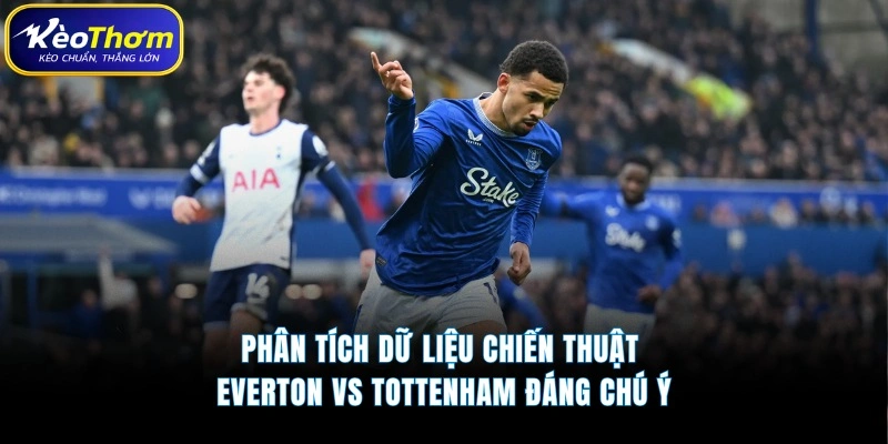 Phân tích dữ liệu chiến thuật Everton vs Tottenham đáng chú ý